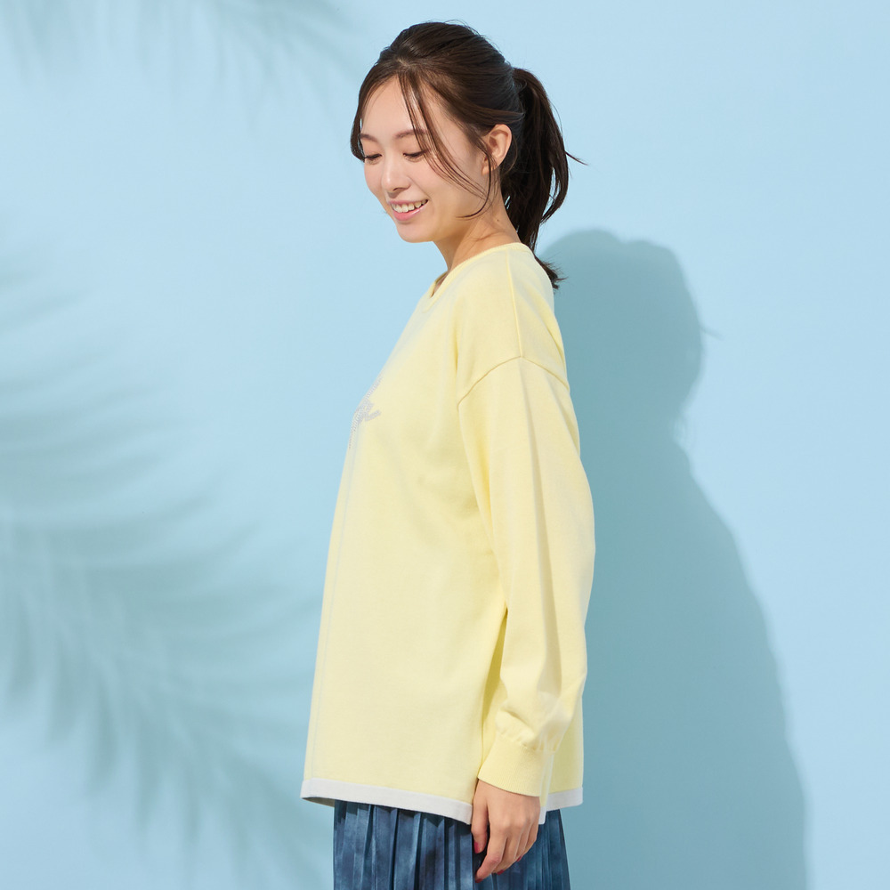 【手洗いOK】『Anela』スパンコール刺繍ニット12