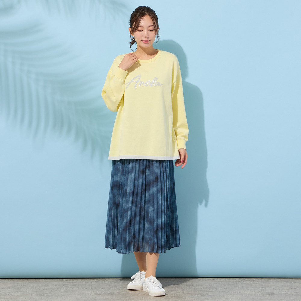 【手洗いOK】『Anela』スパンコール刺繍ニット14