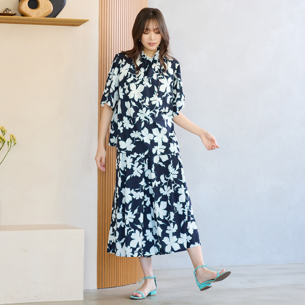 【手洗いOK・セットアップ対応】チューリップスリーブブラウス11