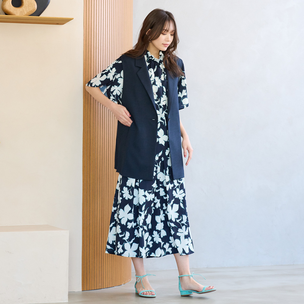 【手洗いOK・セットアップ対応】チューリップスリーブブラウス12