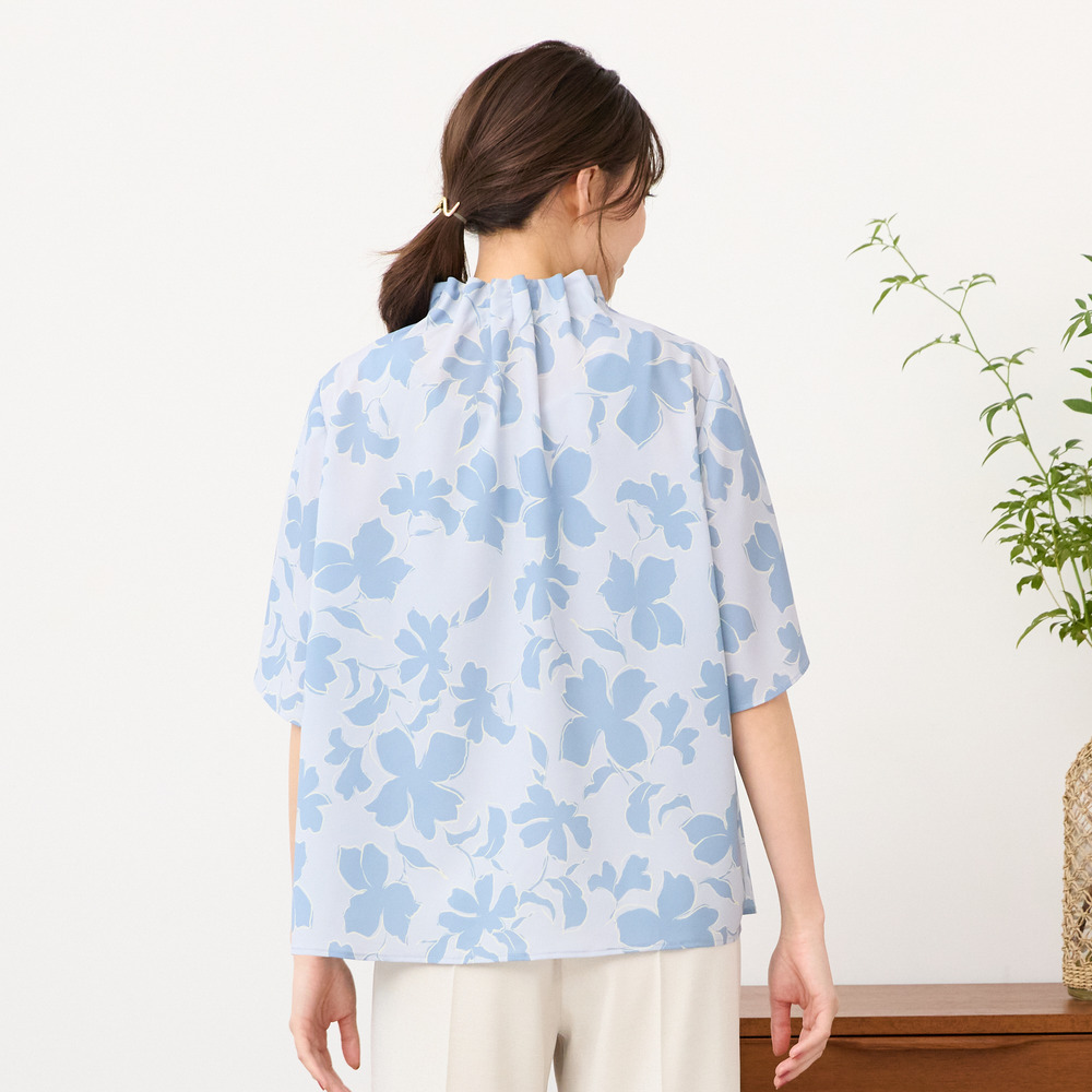 【手洗いOK・セットアップ対応】チューリップスリーブブラウス2