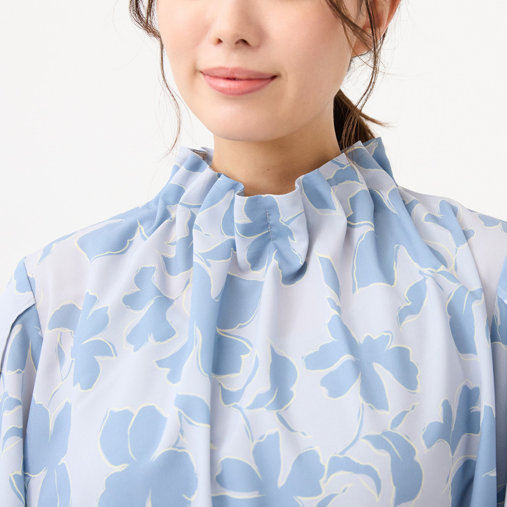 【手洗いOK・セットアップ対応】チューリップスリーブブラウス6