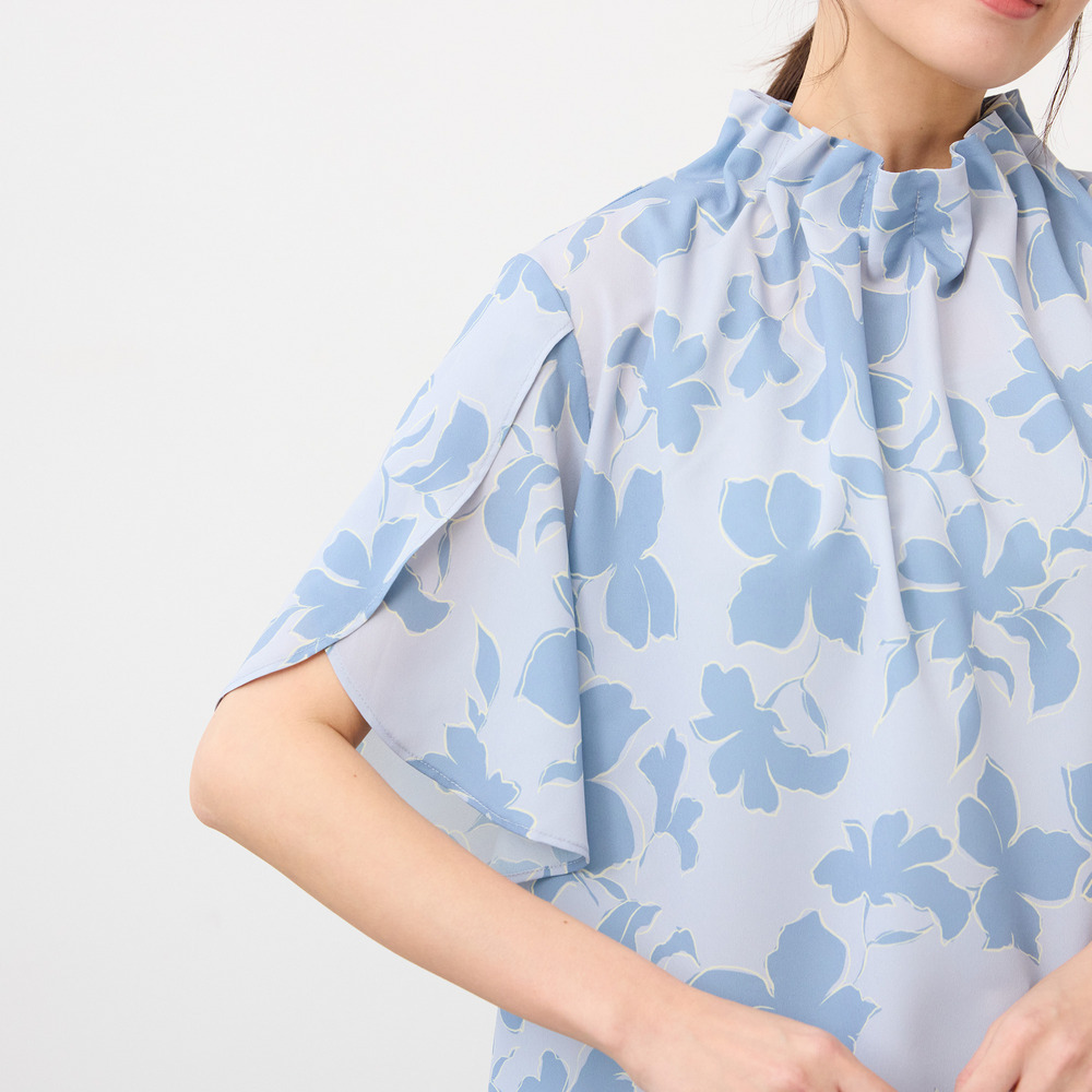 【手洗いOK・セットアップ対応】チューリップスリーブブラウス7