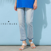 【手洗いOK・INDIMARKコラボ】ボーイズヘムパンツ