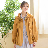 ラグランスリーブ・バルーンブルゾン