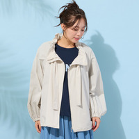 ラグランスリーブ・バルーンブルゾン