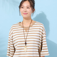 ティアドロップ・モザイクシェルネックレス