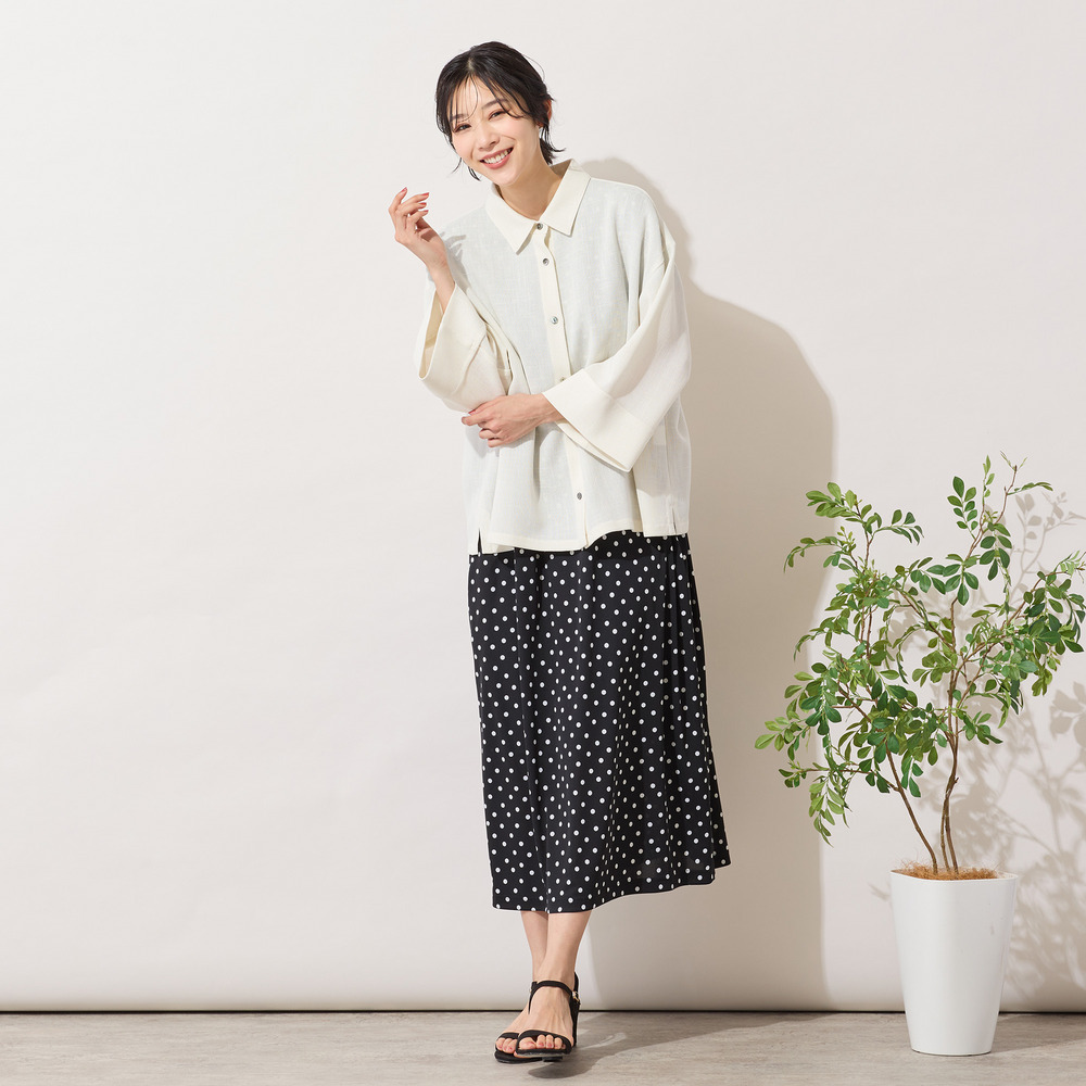 【手洗いOK・セットアップ対応】カラミオーバーシャツ4