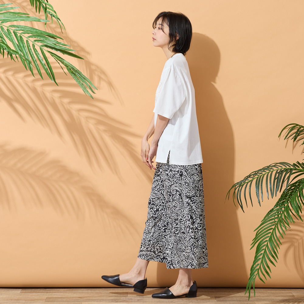 【綿100%・手洗いOK】テープ刺繍カットソー6
