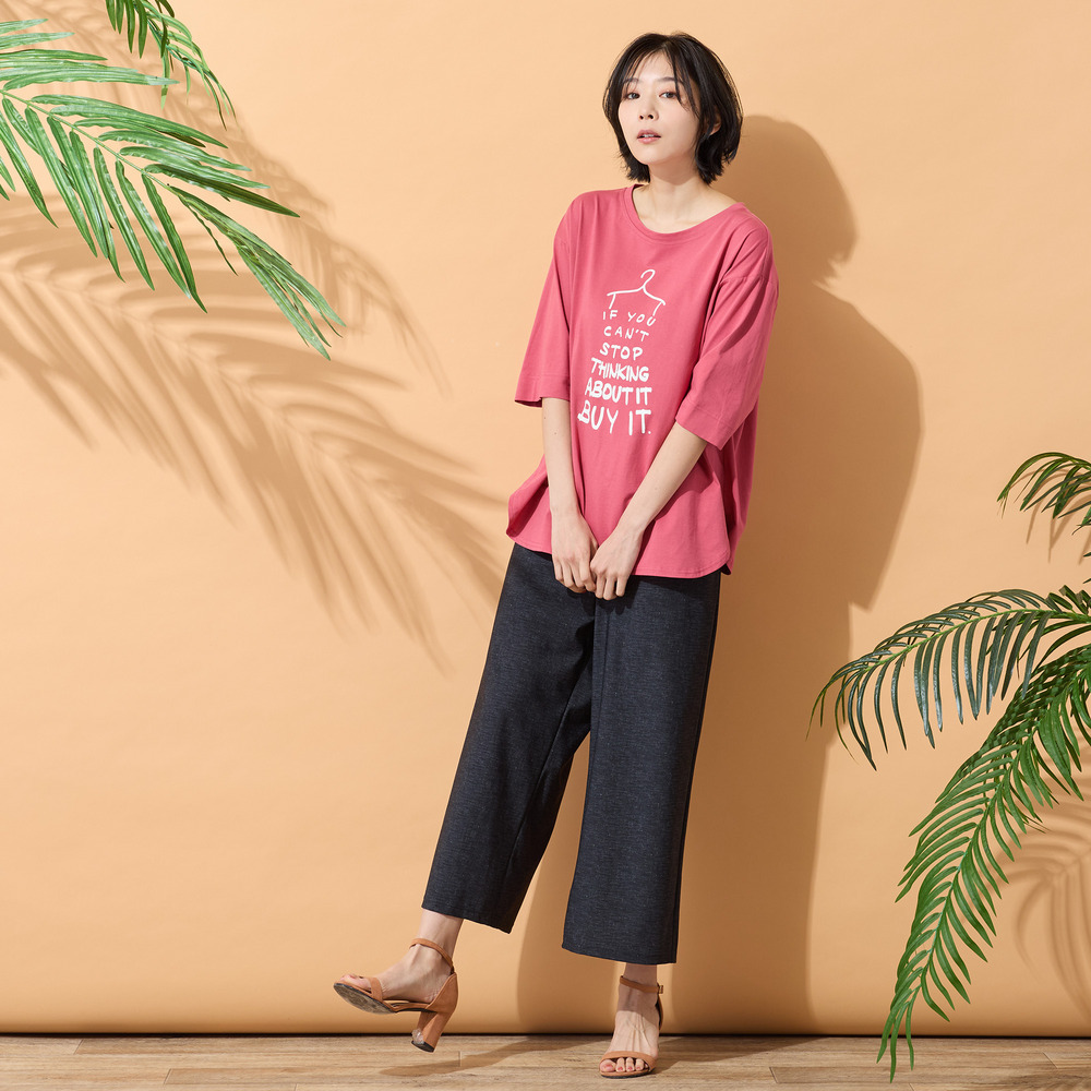 【手洗いOK・綿100%・接触冷感】ロゴドレスプリントTシャツ16