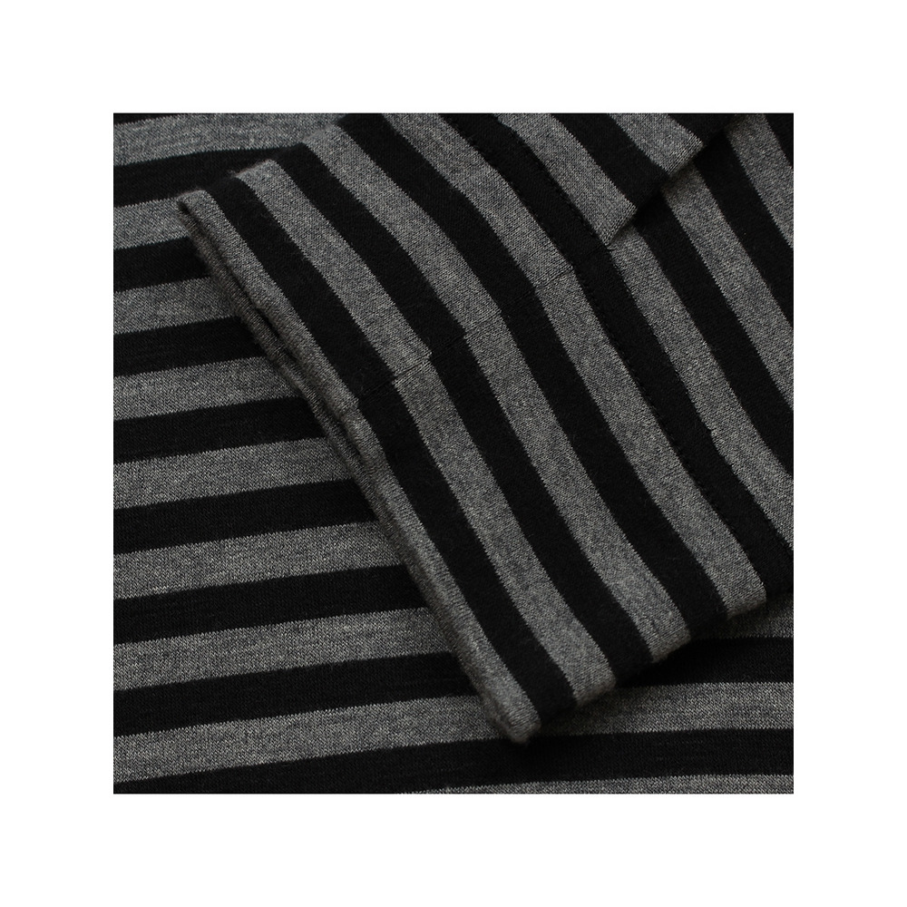 デュアルウォーム・タートルネックインナー【ボーダー】 大きいサイズ ピサーノ10