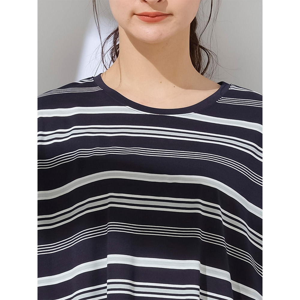 ハイゲージコットンボーダー・ボックスTシャツ/ 大きいサイズ ピサーノ16