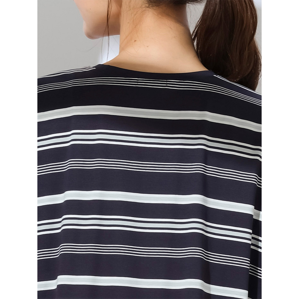 ハイゲージコットンボーダー・ボックスTシャツ/ 大きいサイズ ピサーノ17