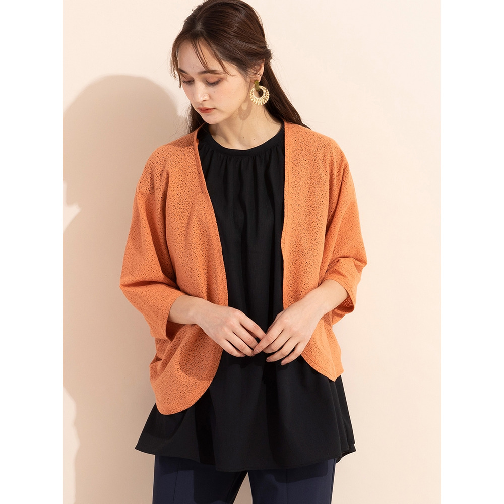 メロンラッセル・ボレロカーディガン / 大きいサイズ ピサーノ15