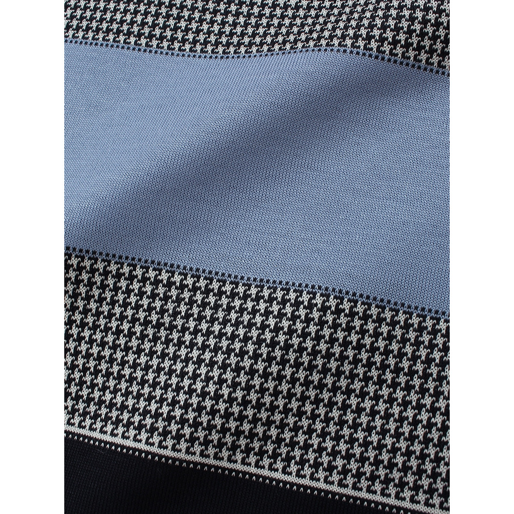 千鳥ボーダーハイネックTシャツ/ 大きいサイズ ピサーノ6