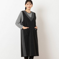 バイカラージャンパースカート