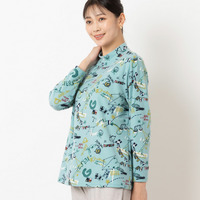 [あったか素材]星座モチーフ柄カットソー