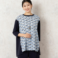 幾何柄チュニック