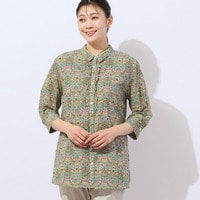 V＆A いちご泥棒柄 フリルシャツ