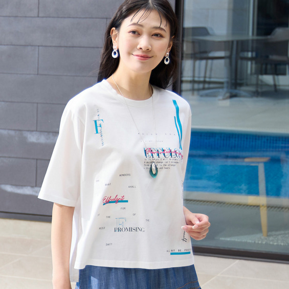 メッセージ柄 Tシャツ【アリノマ/Alinoma】 メッセージ柄 Tシャツ【アリノマ/Alinoma】