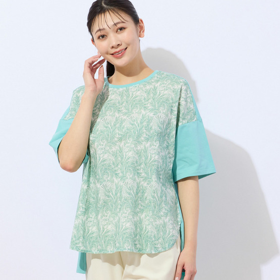 V&A チューリップ柄 カットソー【アリノマ/Alinoma】 V&A チューリップ柄 カットソー【アリノマ/Alinoma】