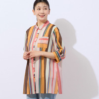 マルチストライプ シャツ