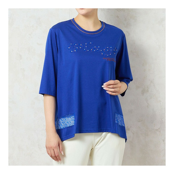 【洗える】Plage刺繍Tシャツ【アリノマ/Alinoma】 【洗える】Plage刺繍Tシャツ【アリノマ/Alinoma】