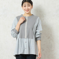 【洗える】重ね着風プルオーバー