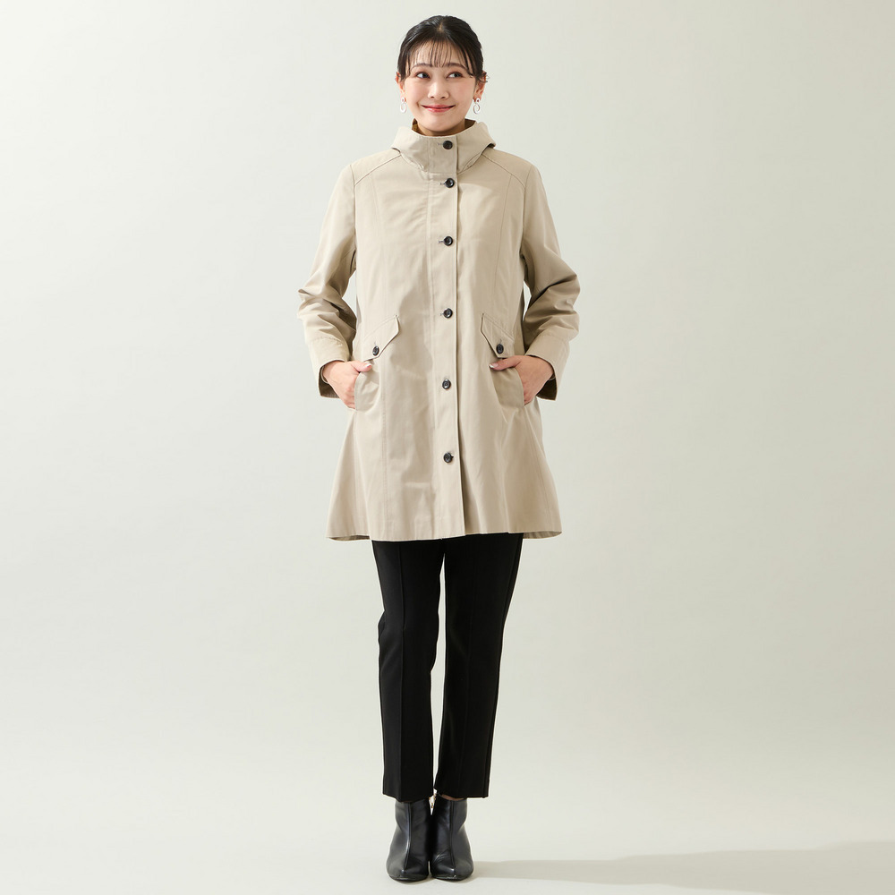 【WEB先行販売・ライナー取り外し可・3L/4Lサイズあり】スタンドカラーコート9