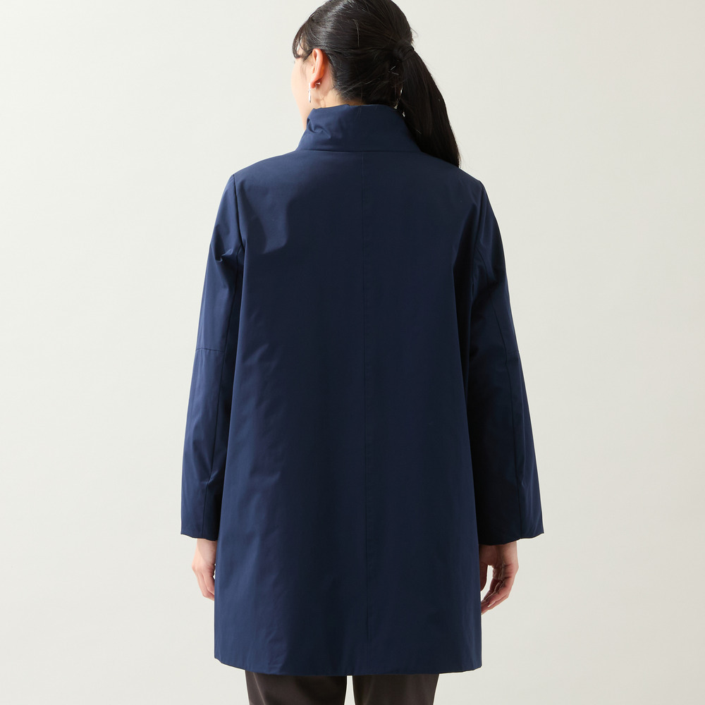 【軽量・中綿キルトつき・3L/4Lサイズあり】スタンドカラーコート8