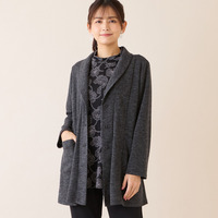 【洗える・アンサンブル可・3L/4Lサイズあり】ソフトニットカーディガン