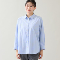 【洗える】カラーストライプシャツ