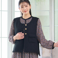 ツイードベスト