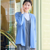 【洗える・日本製・アンサンブル可能】着流しカーディガン