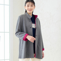 【3L/4Lサイズあり】ソフトダンボールニット ジャケット