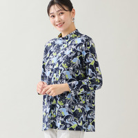 【洗える・日本製・3L/4Lサイズあり】メルヘンタウン柄カットソー