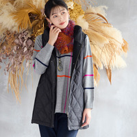 【3L/4Lサイズあり】キルティングベスト