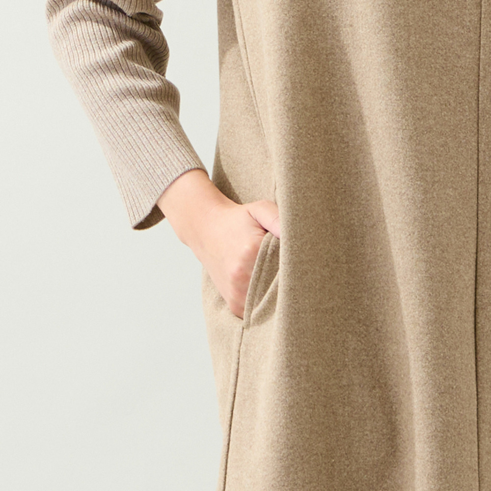 【3L/4Lサイズあり】綿混ジャージー レイヤード風ワンピース10