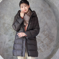 【3L/4Lサイズあり】軽量ソフトタフタダウンコート