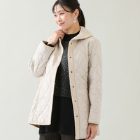 【3L/4Lサイズあり】キルティングコート