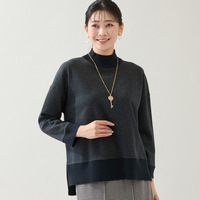 【3L/4Lサイズあり】綿混ジャージープルオーバー