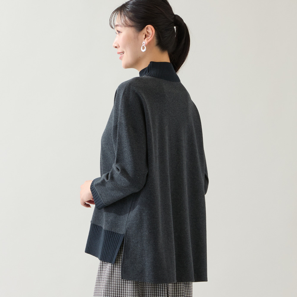 【3L/4Lサイズあり】綿混ジャージープルオーバー2