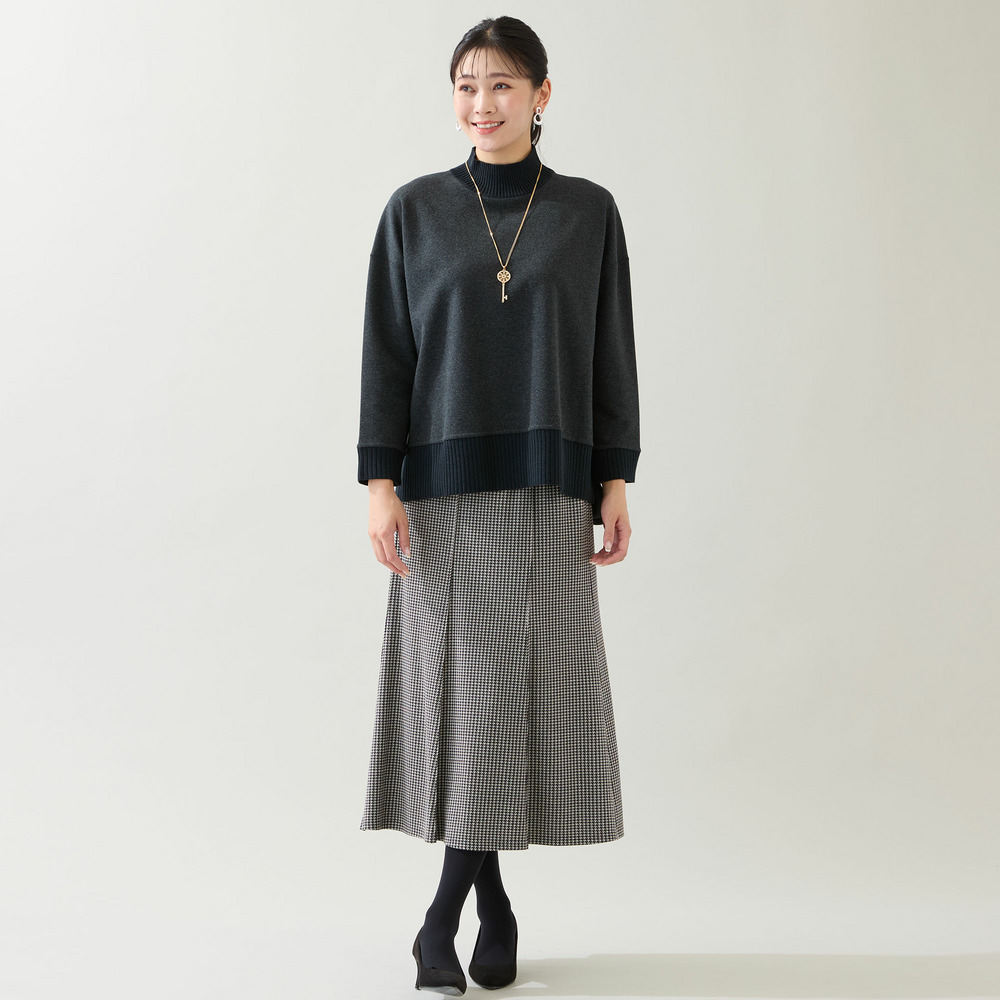 【3L/4Lサイズあり】綿混ジャージープルオーバー5