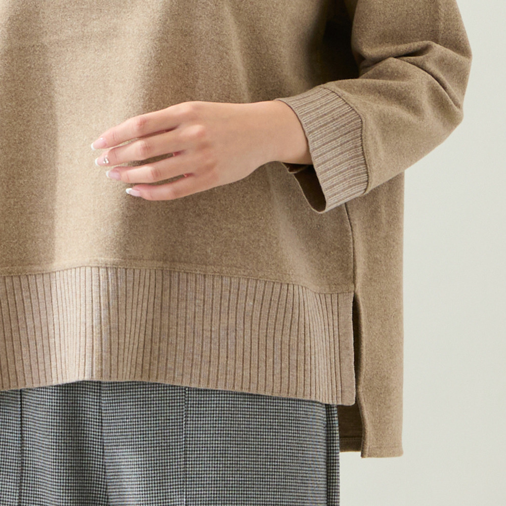 【3L/4Lサイズあり】綿混ジャージープルオーバー7