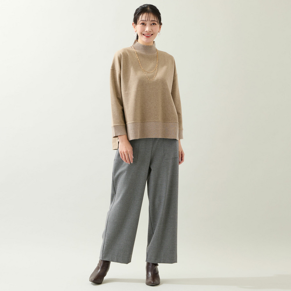 【3L/4Lサイズあり】綿混ジャージープルオーバー8