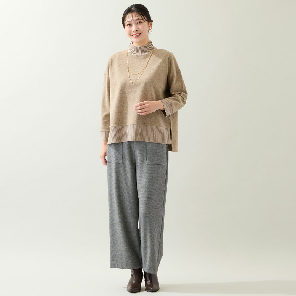 【3L/4Lサイズあり】綿混ジャージープルオーバー9