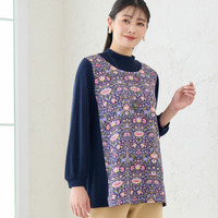 【洗える・3L/4Lサイズあり】V&A ロウデン パフスリーブカットソー