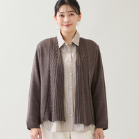 【日本製】ウール混カーディガン