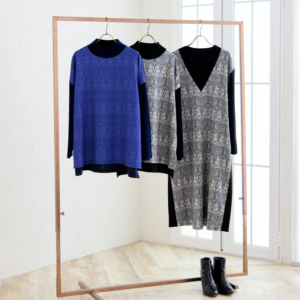 【3L/4Lサイズあり】V&A 兄弟うさぎ ワンピース8