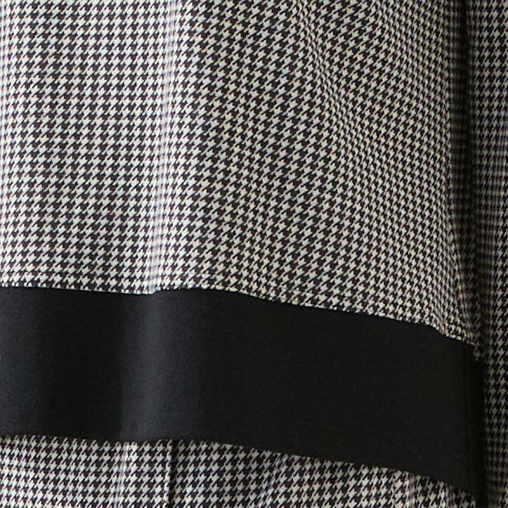 【洗える・3L/4Lサイズあり】千鳥柄カットソー2